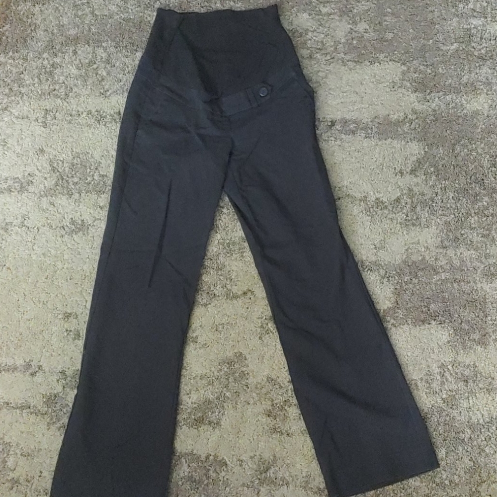 COPY - Grey Maternity Pants - Picture 1 of 4